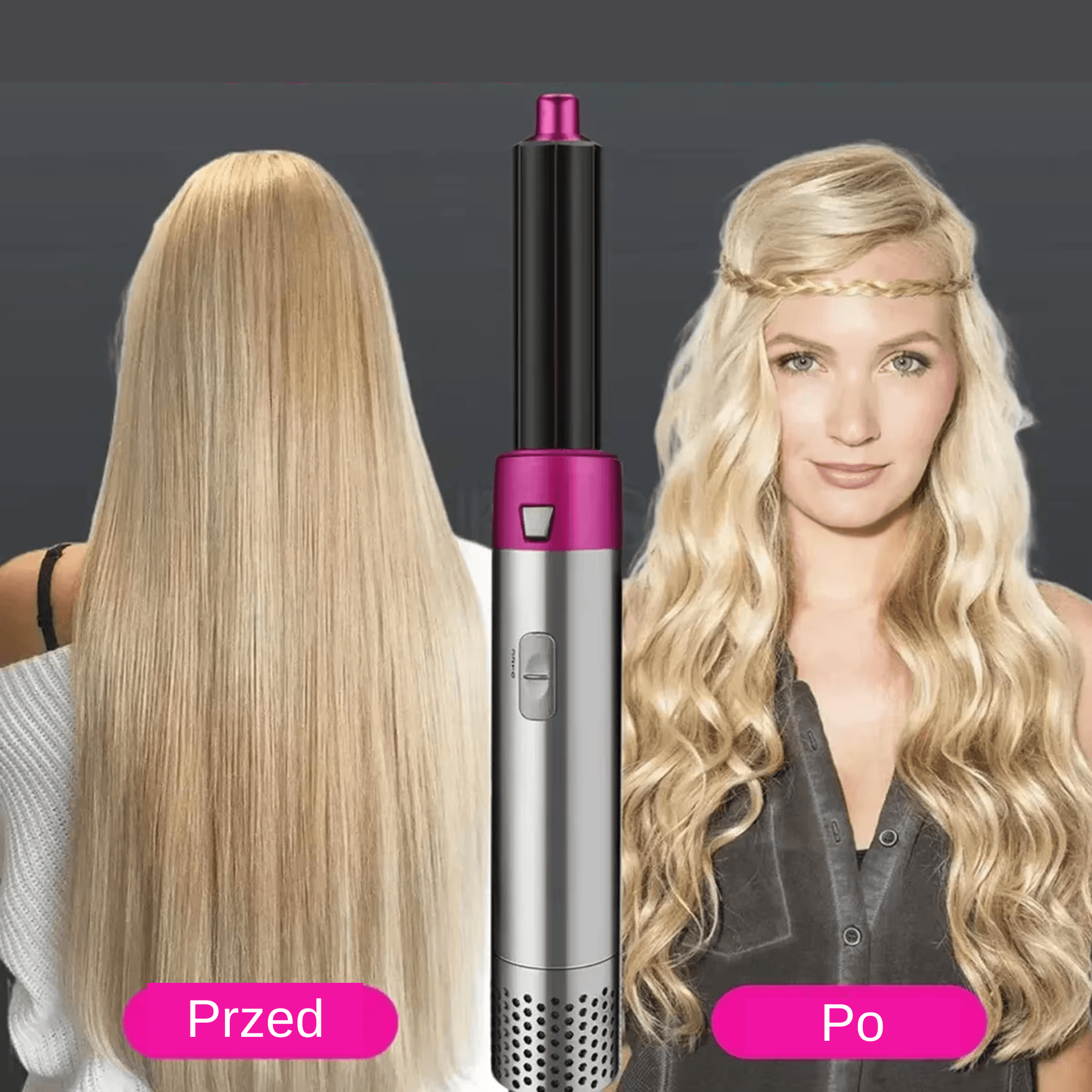 MultiStyler Pro 5w1 - Wielofunkcyjny stylizator włosów